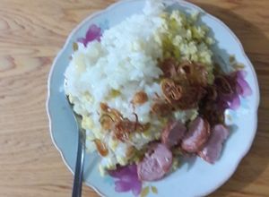 Hình của món Xôi ngô nếp.