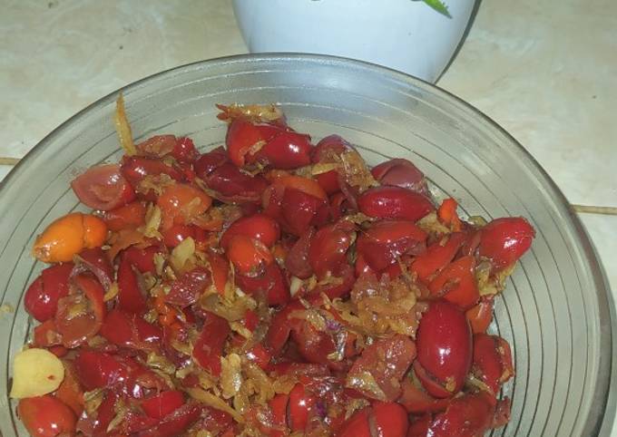 Resep Tumis kulit melinjo udang rebon oleh Vindah Azzahra - Co…