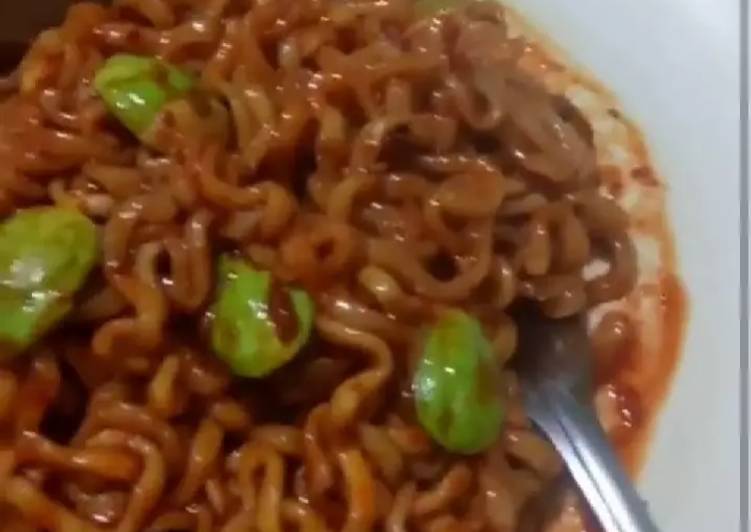 Resep Mie samyang pete pedas, Lezat