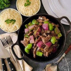 Spicy Mustard Pepper Steak A picture of Spicy Mustard Pepper Steak.