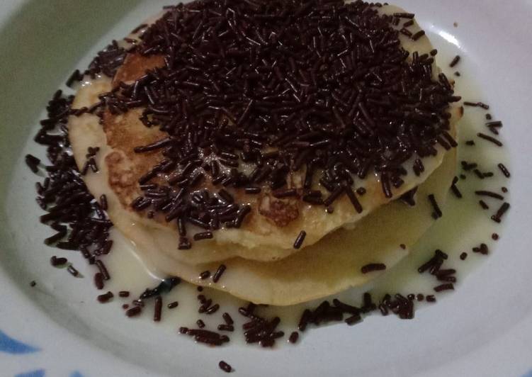 Cara meramu Pancake mudah  Sederhana