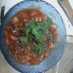 A picture of Sweet and sour kachumbari salad.