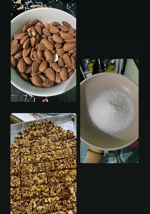 Foto resep Noga Kacang Almond 3 bahan