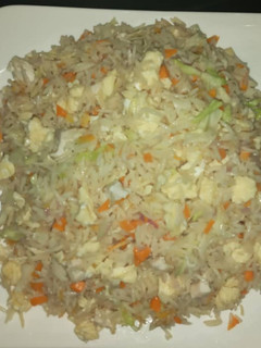 Shinkafa mai kwai ainihin hoton girkin