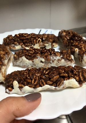 Una foto de Barritas chocokrispies versión fit