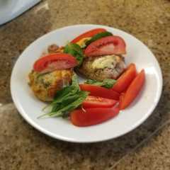 A picture of Super Fast Caprese Chicken.