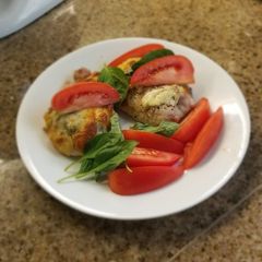 A picture of Super Fast Caprese Chicken.