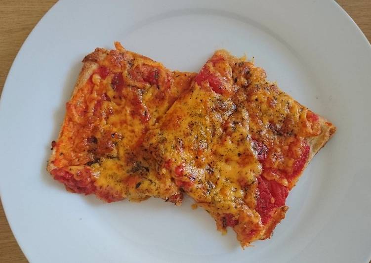 Easiest Way to Prepare Quick White bread pizza