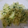Pasta en salsa pesto