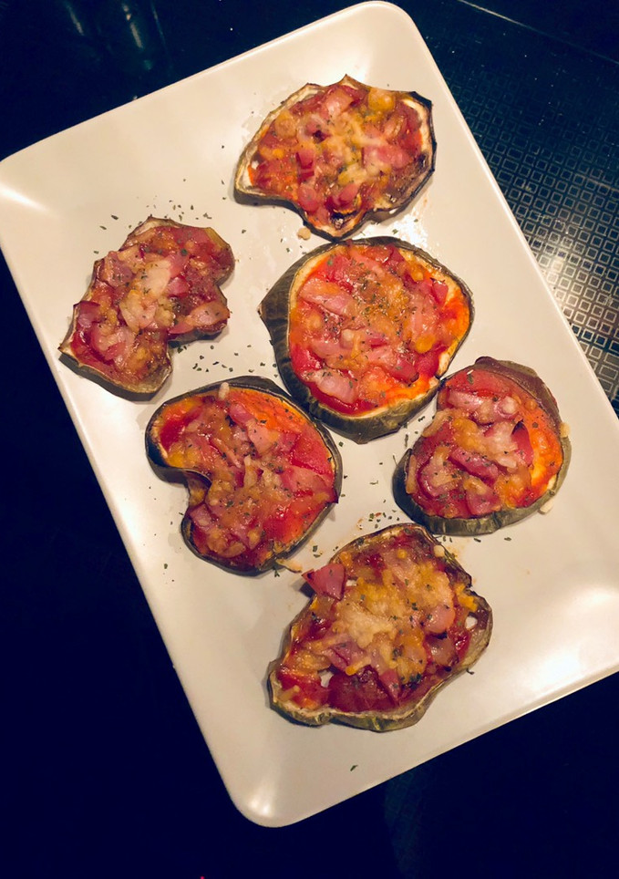 Una foto de Pizzabits de berenjena 🍆