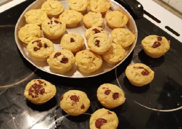 Comment Cuisiner Muffins poire chocolat sans sucre