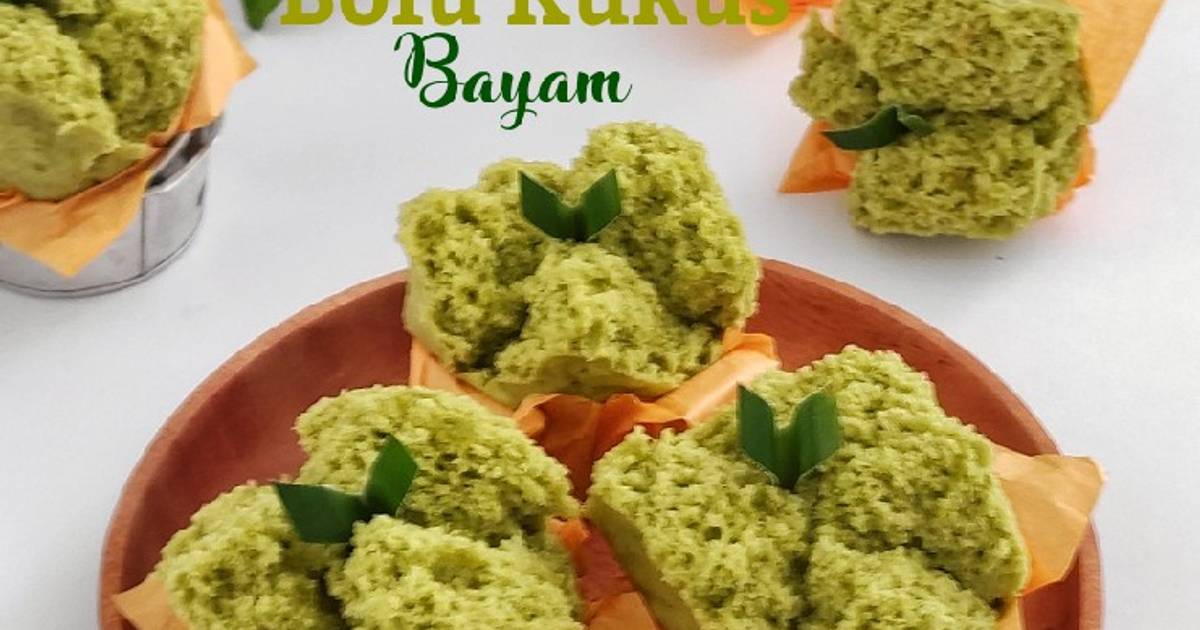 Resep Bolu Kukus Bayam Oleh Maryati Arief Cookpad