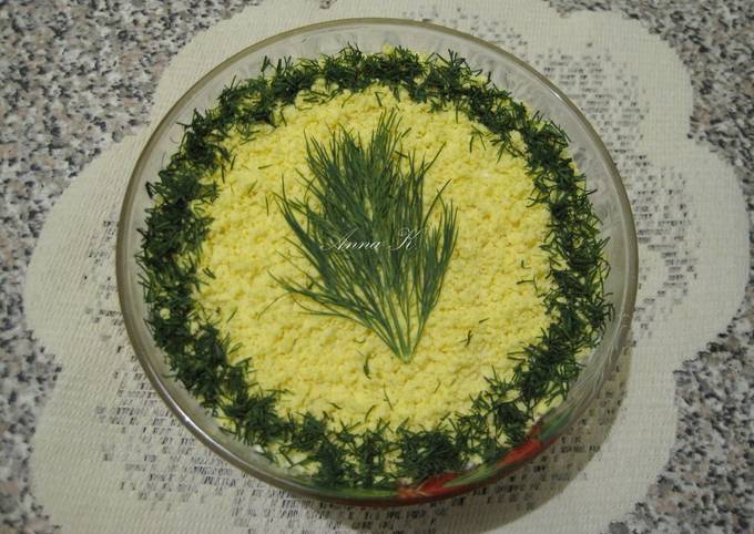 Пошаговый рецепт салата с рисом