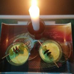 A picture of Kiwi mocktail.