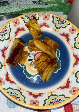 Una foto de Bananas fritas