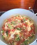 Canh trứng cà chua