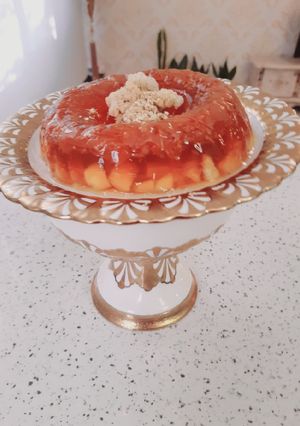 عکسی از دستور ژله میوه ای 😍😍😍