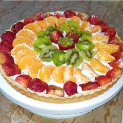 A picture of Mix fruit tart.