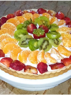 A picture of Mix fruit tart.