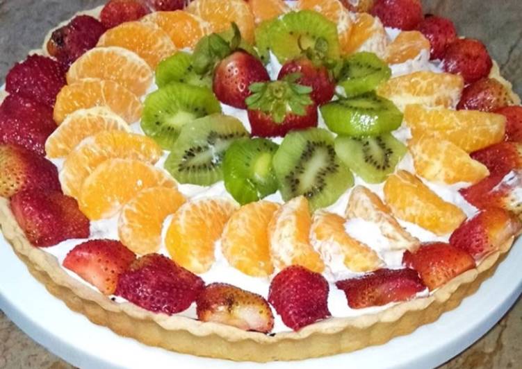 Steps to Make Homemade Mix fruit tart