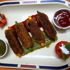 A picture of Vegetable Seek Kebab.