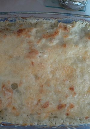 Keto Rakott karfiol brokkolival és sajttal recept fotója
