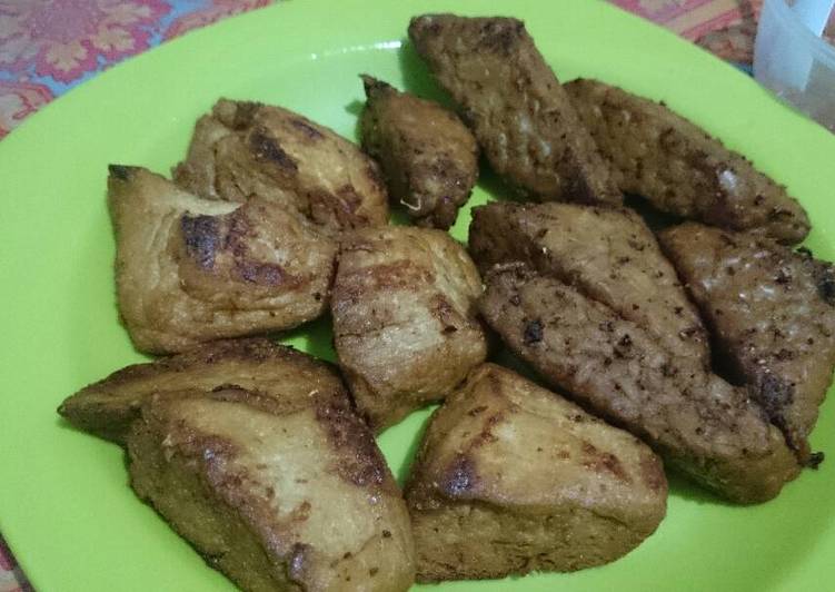 Tahu Tempe Bacem Goreng