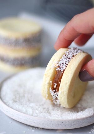 Una foto de Alfajor de maicena