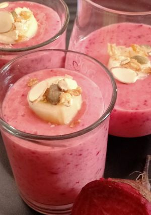 A picture of Beetroot Banana Smoothie.
