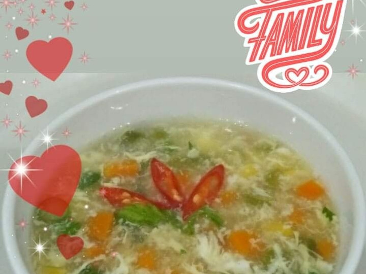 Ternyata ini lho! Bagaimana cara membuat Sup Sayur Telur  spesial