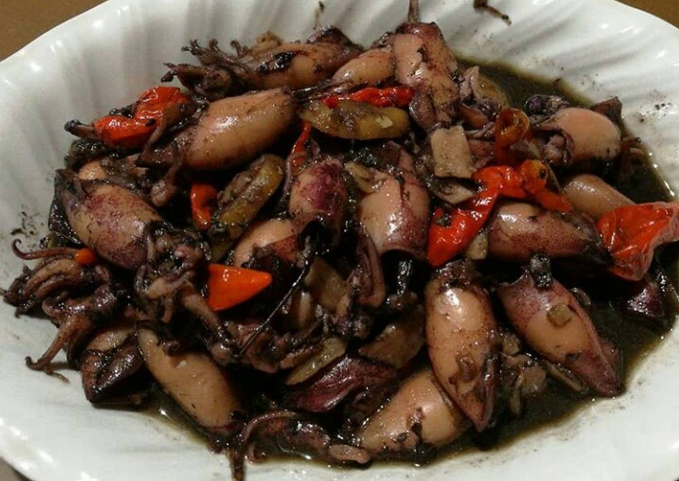 Cumi hitam pedas