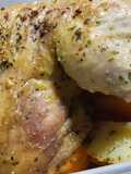 Muslo de pollo al horno