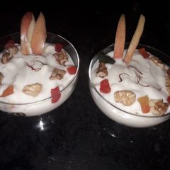 A picture of Apple walnut shrikhand.