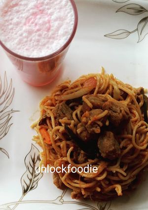 A picture of Nutrela Chowmin.