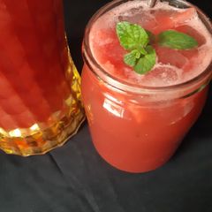 Watermelon juice A picture of Watermelon juice.
