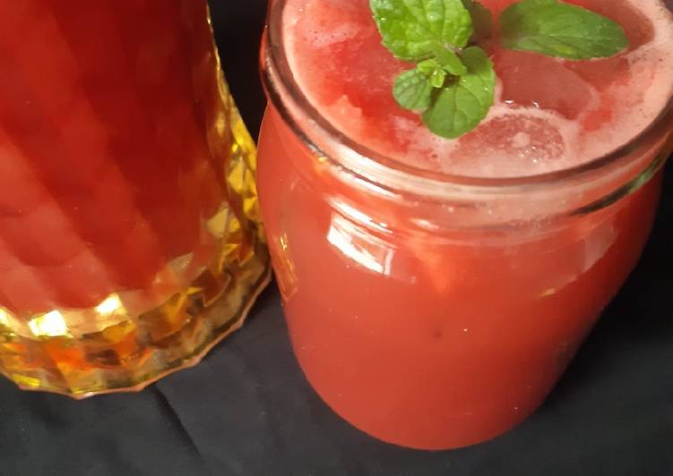 Recipe of Any-night-of-the-week Watermelon juice