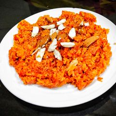 Carrot Halwa. (Gajar Halwa) A picture of Carrot Halwa. (Gajar Halwa).