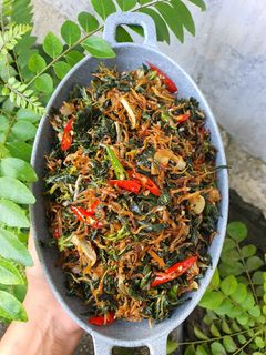 Foto resep Tumis Daun Singkong Teri