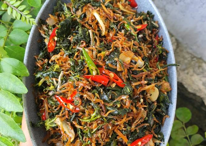 Resep Tumis Daun Singkong Teri Oleh Dila Abdullah Cookpad