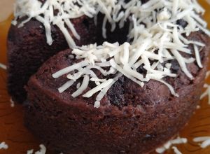 Foto resep Brownies kukus chocolatos (chocochips+keju) simple & no mixer