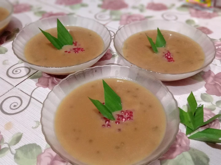 Langkah Mudah untuk Menyiapkan Resep Bubur kacang hijau mutiara yang Lezat Anti Ribet, Uenak Banget