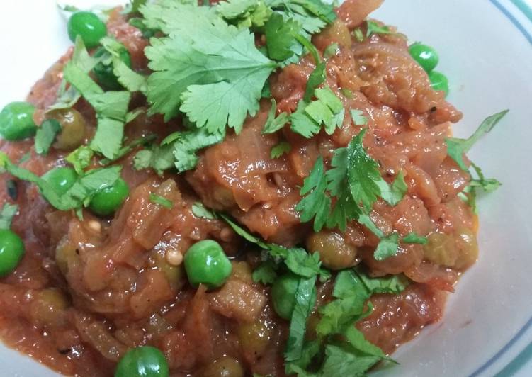 Baingan Bharta (Without Roasting)