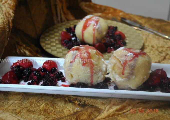 Deep Fried Ice  Cream بستنی سرخ شده