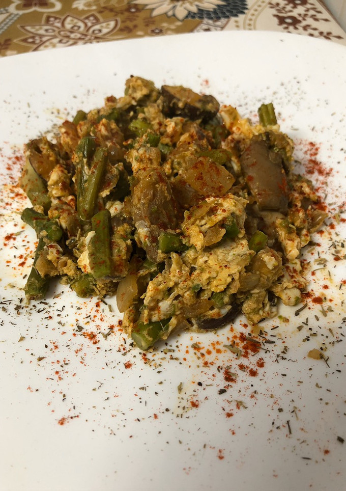Una foto de Revuelto de la huerta a mi manera