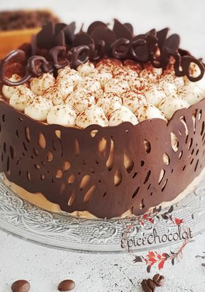 Une photo de Entremet cappuccino