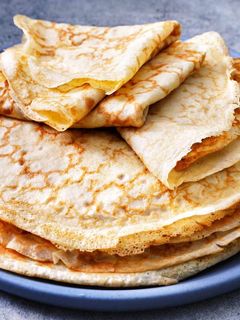 Una foto de Crepes sin huevo