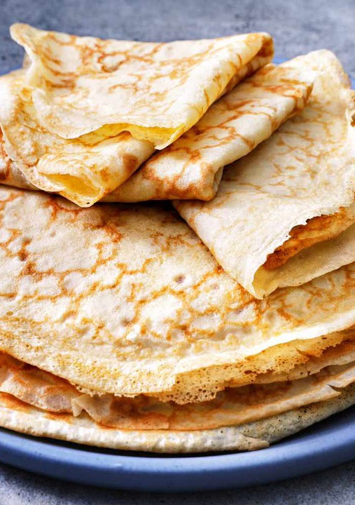 Una foto de Crepes sin huevo
