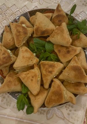 صورة لوصفة معجنات بالجبنة والنعناع