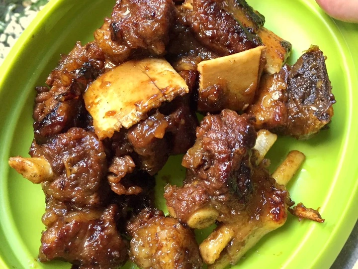 Cara Mudah Membuat Resep Iga Panggang madu (teflon) yang Sempurna