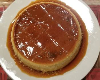 Popular Cuisine Flan CakeFrench custardBnh Flan Home Style